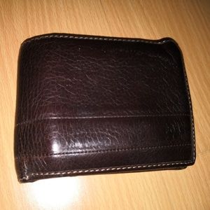 Fossil Trifold Leather Wallet